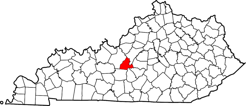 1280px Map of Kentucky highlighting LaRue County.svg