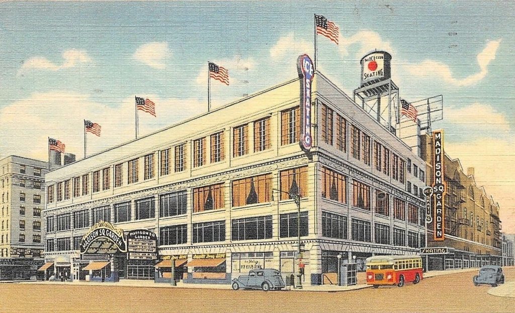 March 24 1183px Madison Square Garden 1941 Postcard