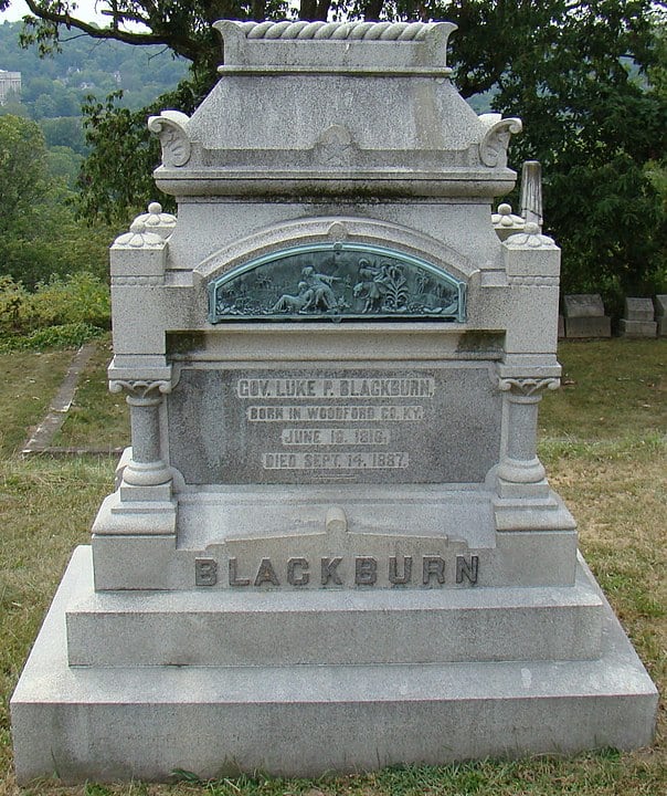 May 27 small Luke P. Blackburns gravestone