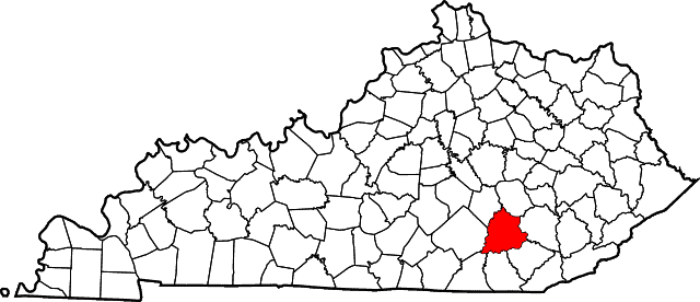 640px Map of Kentucky highlighting Laurel County.svg