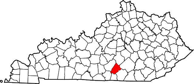640px Map of Kentucky highlighting Russell County.svg