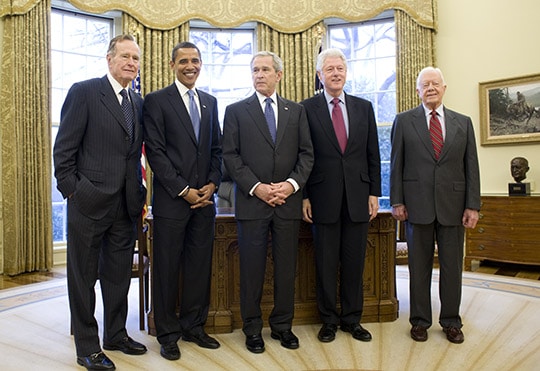 Jan 7 Living US Presidents 2009